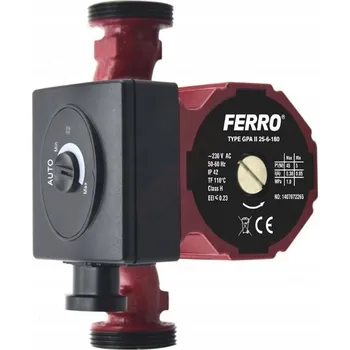 Oběhové čerpadlo Elektronické oběhové čerpadlo pro topení Ferro GPA II 25-6-180