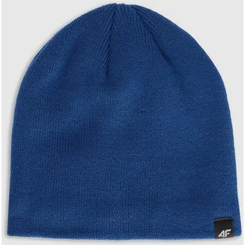 Čepice 4F Zimní čepice beanie modrá velikost L