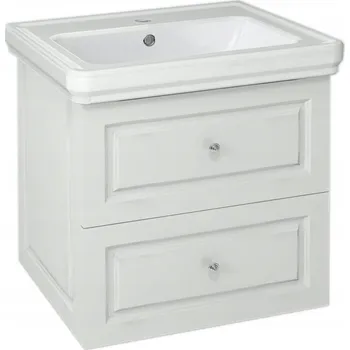 Koupelnový nábytek VIOLETA skříňka pod umyvadlo 53,5x52x42,5 cm, bílý pololesk