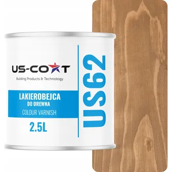 barva a nátěr na dřevo Lazura s voskem US-Coat 2,5 l béžová satén