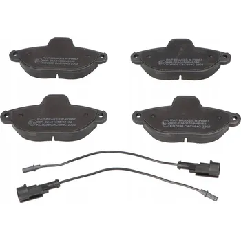 Brzdová destička BRZDOVÉ DESTIČKY PŘEDNÍ FORD KA 08- se senzorem