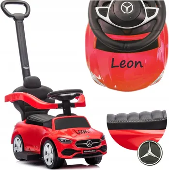 Dětské vozidlo Dárek k prvním narozeninám chlapce. Odrážedlo Mercedes pro holčičku od 2 let + jméno.
