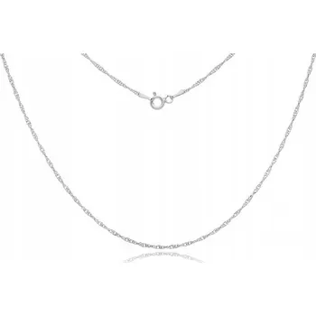 Řetízek Stříbrný řetízek dámský Singapur 45 cm Ag 925