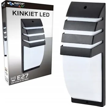 Nástěnné svítidlo Venkovní nástěnné svítidlo Masterled bílé, černé patice E27 60 W