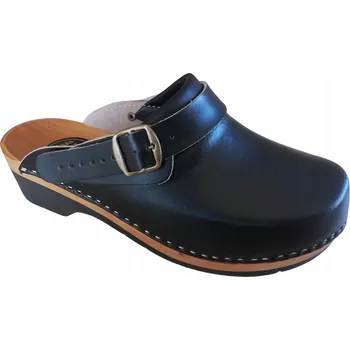 Pracovní obuv Dřeváky Zdravotní Obuv Dřeváky Ortopedické Kožené Nazouváky PU 44