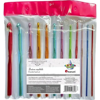 Nástroj na niť a příze Sada háčků 12 kusů od 2.0 mm do 8.0 mm 617933