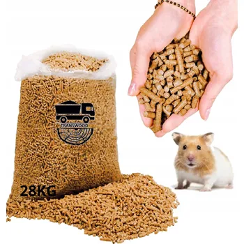 Tuhé palivo Dřevěné pelety borové jehličnaté světlé 28 kg