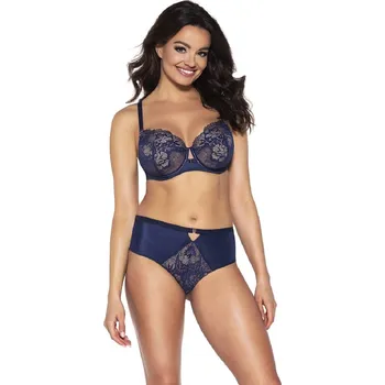 Dámské oblečení Ava podprsenka s kosticemi, vyztužená, modrá, velikost 75D