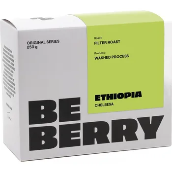 Káva BeBerry Coffee Etiopie Chelbesa filtr zrnková káva