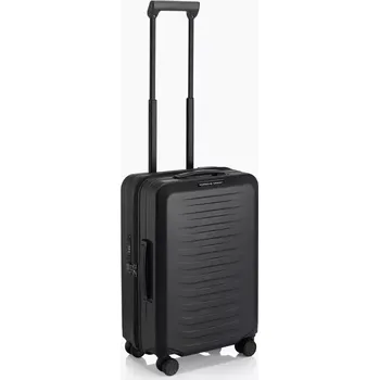 PORSCHE DESIGN Roadster Hardcase Trolley S Kufr lehké kabinové skořepinové zavazadlo černé matné USB TSA (Lehký kabinový kufřík s USB portem, TSA zámkem, hladkými kolečky a ergonomickou teleskopickou rukojetí s více zarážkami.)