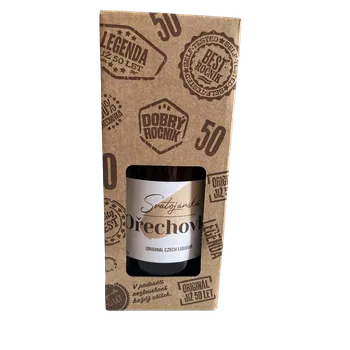 Likér Svatojánská Ořechovka k 50. narozeninám Klasická – bez jména obdarovaného