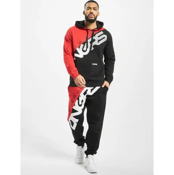 Pánská mikina Mikina s kapucí Dangerous DNGRS Proteles - černá-červená, XL