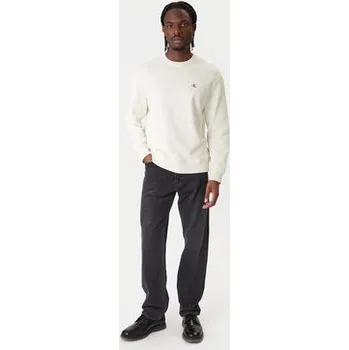 Pánská móda Calvin Klein Jeans Mikina LV04RC296G Écru Regular Fit 2XL