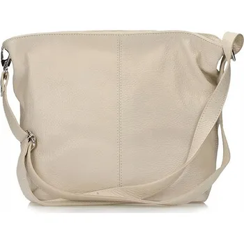 Kabelka Toscanio kabelka přes rameno přírodní kůže béžová