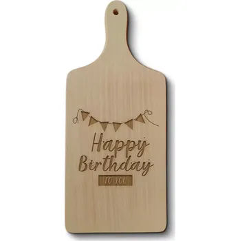 Kuchyňské prkénko Sablio Prkénko Happy Birthday to you