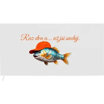 Ručník Sportovní ručník z mikrovlákna s potiskem Ručník pro děti - kapřík