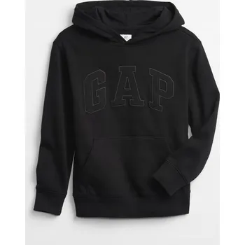 Chlapecká mikina GAP dětská mikina bavlna černá, velikost 134