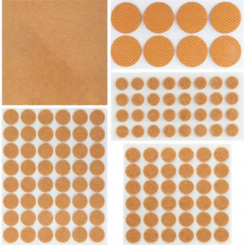 Podložka pod nábytek Podložky pod nábytek 93 ks Filcové pěnové HNĚDÉ mix velikostí