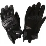 Rukavice moto SILVERSTONE kožené krátké černé 3XL