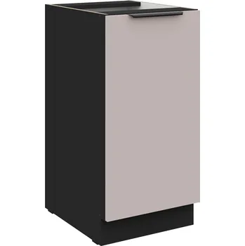 Kuchyňská linka Dolní skřínka ARONA - 40 D 1F BB, Černá mat/Kašmír