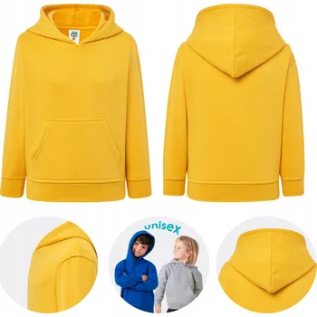 Dětská móda Dětská mikina JHK polyester žlutá velikost 104