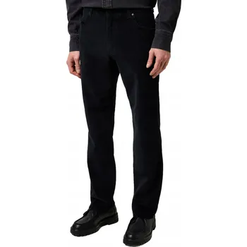 Pánské džíny Manšestrové kalhoty Wrangler Greensboro 112370723 Black W 34 / L 34