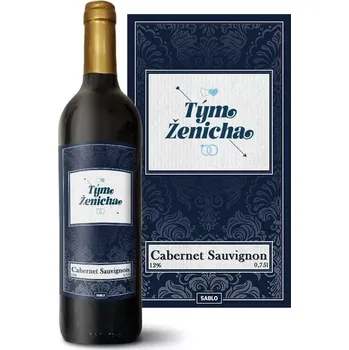 Víno Sablio Červené víno Tým ženicha: 0,75 l