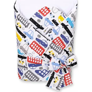 Zavinovačka Zavinovačka pro miminka s vázáním 2v1 vyztužená a měkká - autíčka barevná