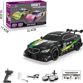 RC model auta Mamido Auto na dálkové ovládání RC Drift Auto 1:16 4WD 2.4GHz černé