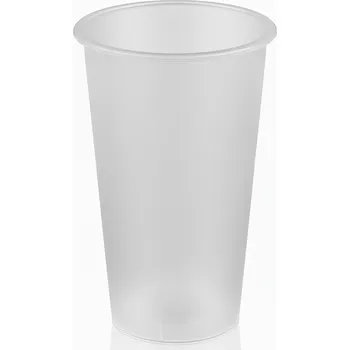 Jednorázové nádobí KELÍMEK 500 TVRDÝ S ROVNÝM DNEM KARTON 500 ks ø 90 mm