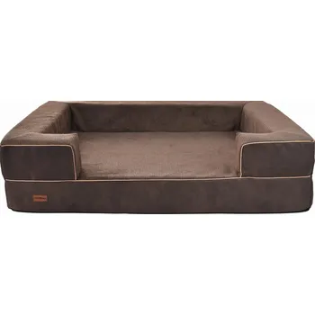 Pelíšek pro psa ORTOPEDICKÝ PELECH REX Barva: Hnědá, Rozměr: M