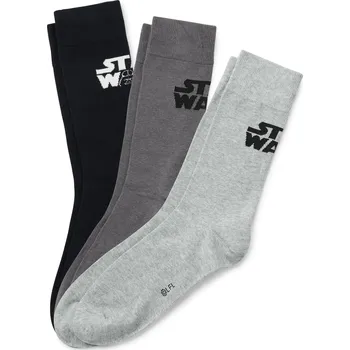 Pánské ponožky 713339 - Tchibo - Ponožky »Star Wars« - pro muže - vel. 41-43 - barva: černá/žakár