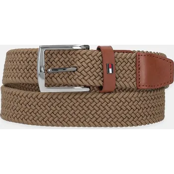 Opasek Pásek Tommy Hilfiger pánský, zelená barva, AM0AM13439 19X, vel. 100