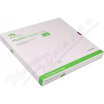 Krytí na ránu Mepilex Border Flex krytí (ovál) 13x16cm 5ks