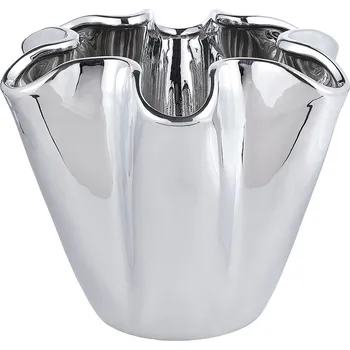 Váza Butlers REFLECT Váza 24 cm - stříbrná