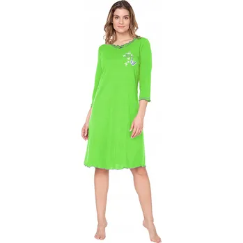 Dámská noční košile E.Femme košile noční dámská Celina 275 rukáv 3/4 za koleno velikost 40