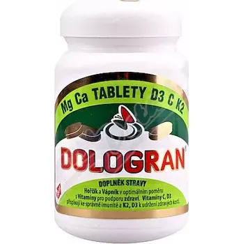 Speciální výživa DOLOGRAN tablety Mg Ca D3 C K2 tb.60 (90g)