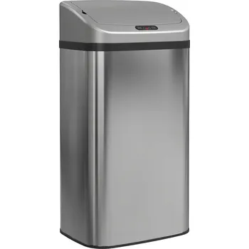 Odpadkový koš HOMCOM Odpadkový koš s senzorem 48L, Automatický odpadkový koš s tichým zavíráním