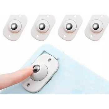 4 ks Kuličková kolečka na nábytek, malá samolepicí kolečka pro zásuvky a skříňky