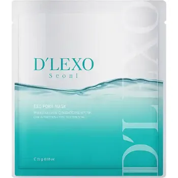 Pleťová maska Korejská maska s lososí DNA plátýnková D’LEXO 28g CICA exosomy a PDRN