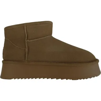 Dívčí sněhule Dámské kožené boty Solo Soprani Couture Hugh Platform olive SSW421P05 06 dámské 39