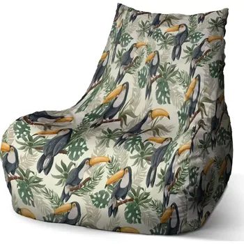 Sedací pytel Sablio Sedací vak Bean Tukan - 60 x 70 x 70 cm
