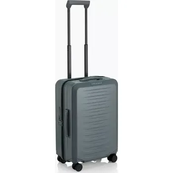 PORSCHE DESIGN Roadster Hardcase Trolley S Kufr lehké kabinové skořepinové zavazadlo břidlicově šedé USB TSA (Lehký kabinový kufřík s USB portem, TSA zámkem, hladkými kolečky a ergonomickou teleskopickou rukojetí s více zarážkami.)