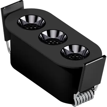 Mono LED zápustné svítidlo Ra>90 3 / Černá / 5500K
