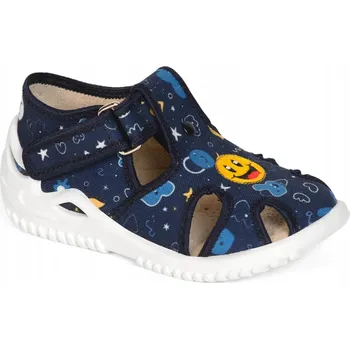 Dívčí obuv Zetpol dětské papuče modré, velikost 25