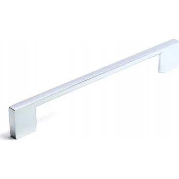 Nábytkové kování Nábytková úchytka klasická stříbrná lesklá 22,2 x 0,9 x 2,7 cm