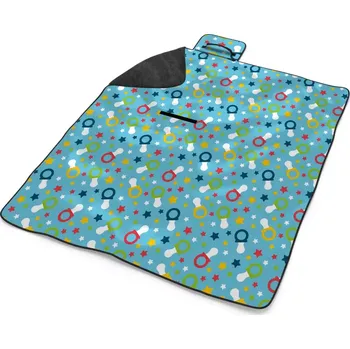 deka Sablio Plážová deka Dudlíky a hvězdy: 200x140 cm