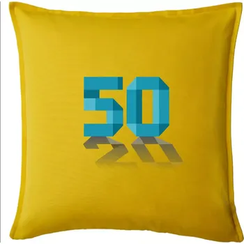 Polštář Záleží na úhlu pohledu - 50 - Polštář 50x50 - 50x50 - Pouze potah ( Žlutá )