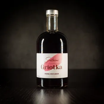 Likér Sváteční Griotka 0,5 l Osobní – se jménem obdarovaného