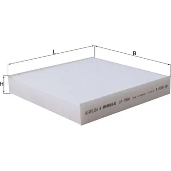 Ventilátor topení a klimatizace Filtr, vzduch v interiéru KNECHT LA 1566